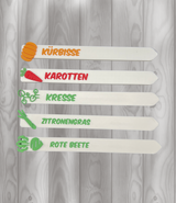 Pflanzen Schilder