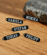 Schlüsselanhänger mit Name Abgerundet