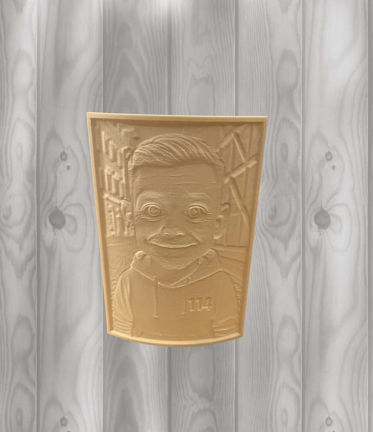 Lithophane Lichtbild 17cm