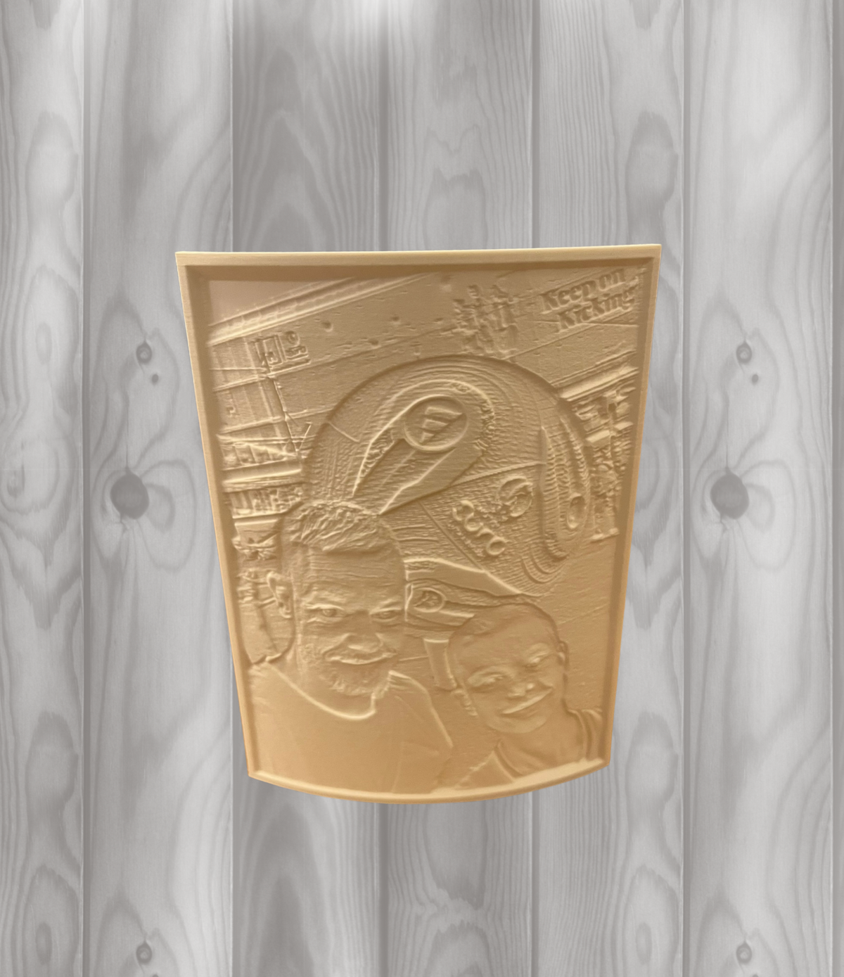 Lithophane Lichtbild 17cm